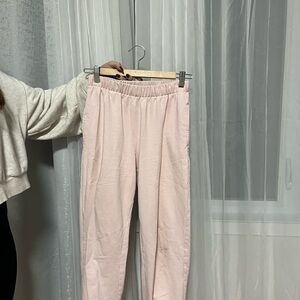 Light Pink Jogger Pants Brandy Melville